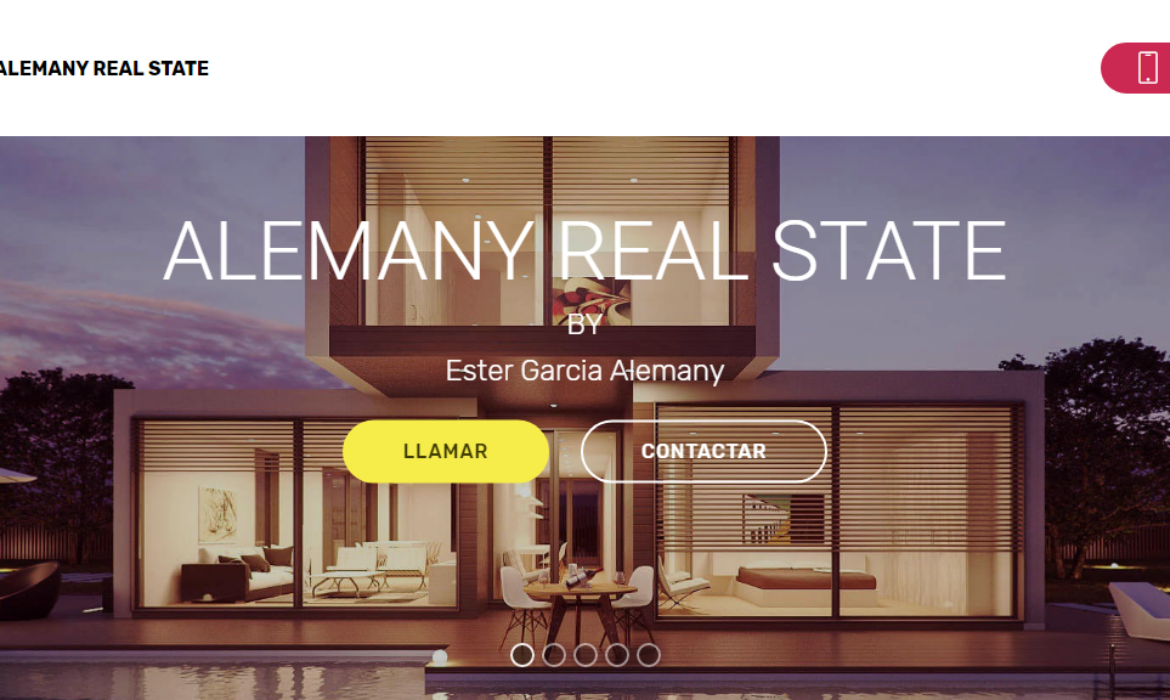 Alemany Real Estate / Landing Page inmobiliaria