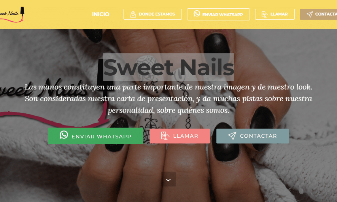 Sweet Nails / Landing Page