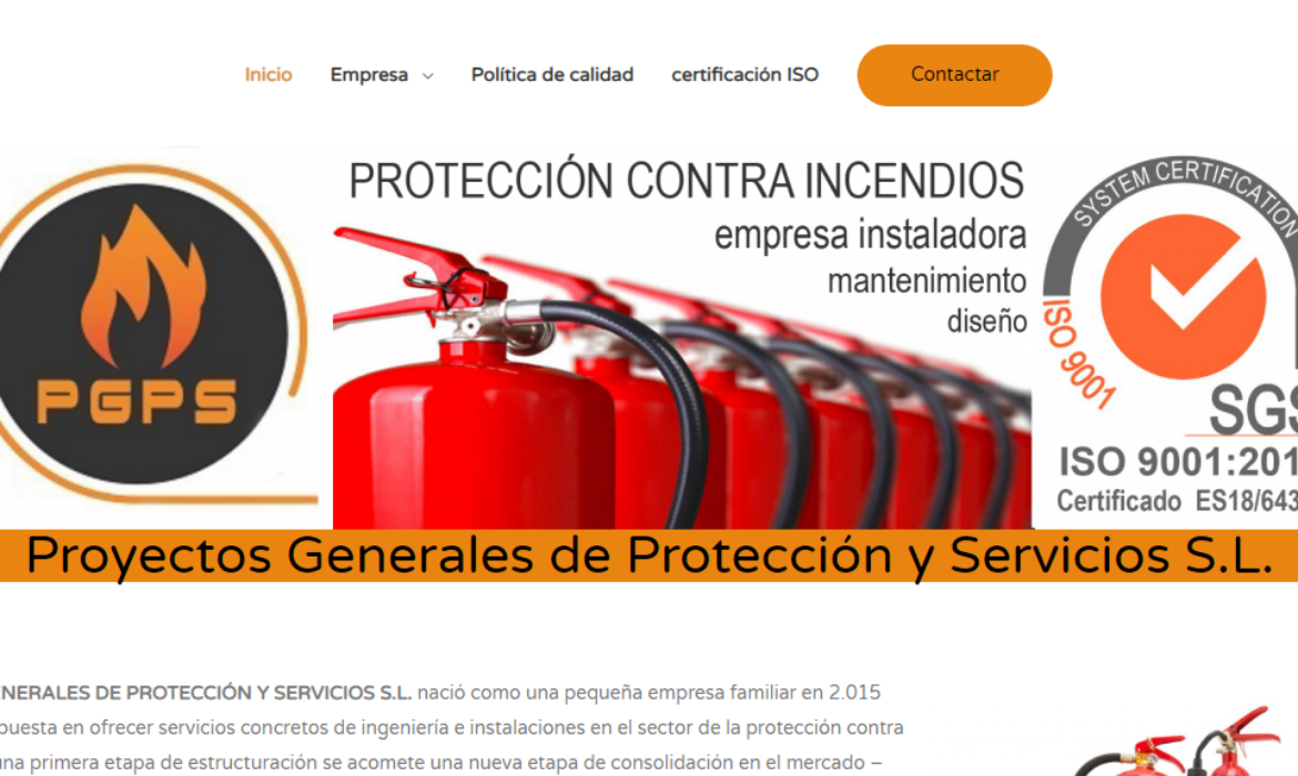 PGP Servicios / Web corporativa