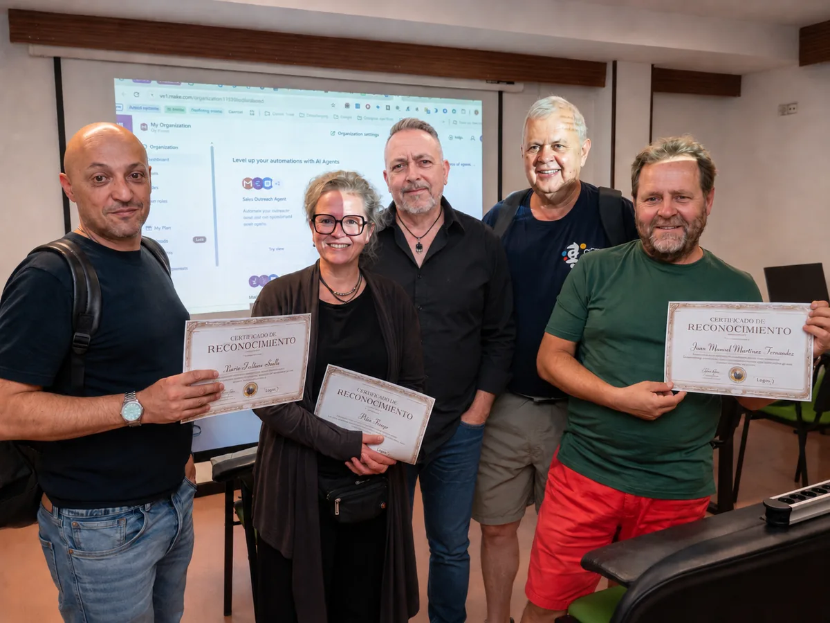 Formación práctica de Inteligencia Artificial para negocios